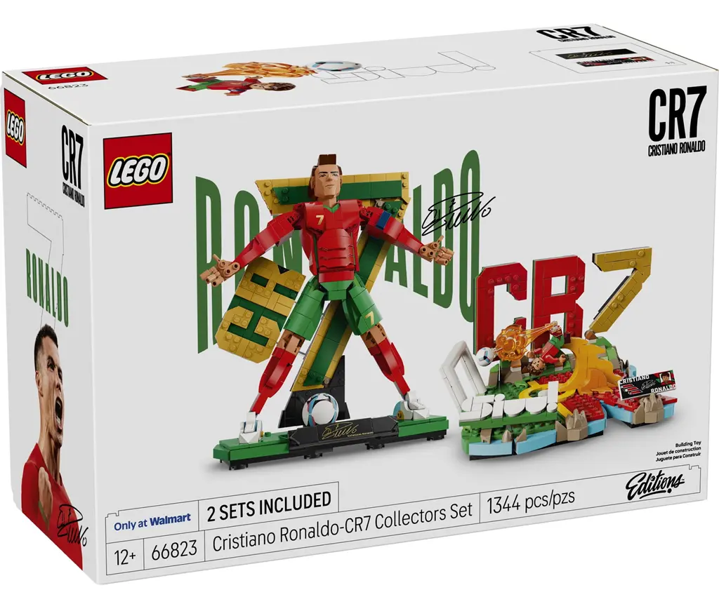 Mô Hình Lego Cristiano Ronaldo Collector's Set Co-Pack 66823