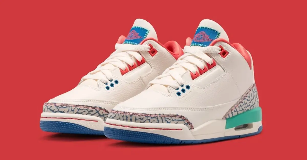 Jordan 3 “Play Your Way” mang màu sắc vui nhộn cho trẻ em