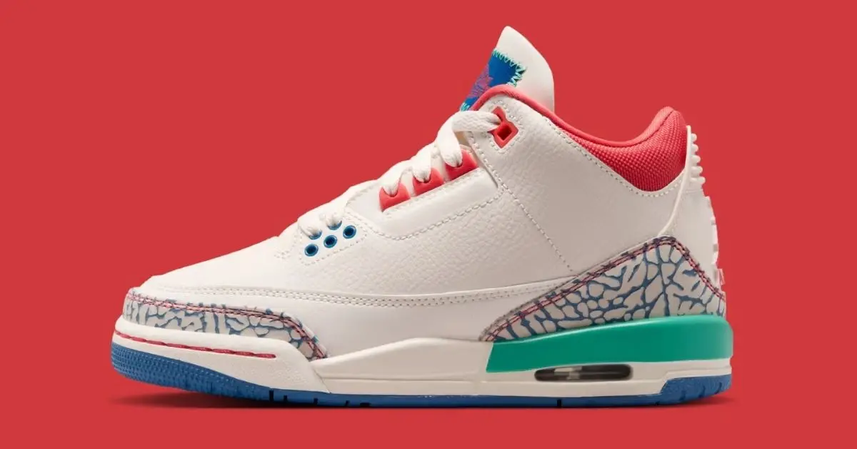 Jordan 3 “Play Your Way” mang màu sắc vui nhộn cho trẻ em