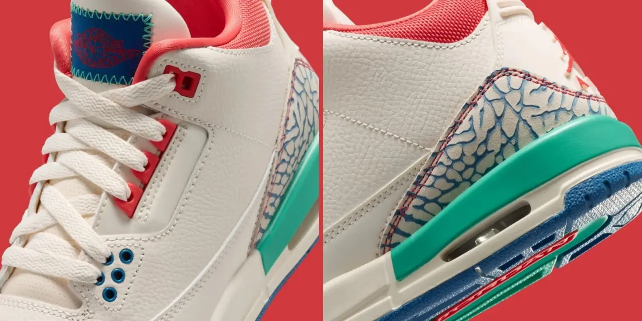 Jordan 3 “Play Your Way” mang màu sắc vui nhộn cho trẻ em