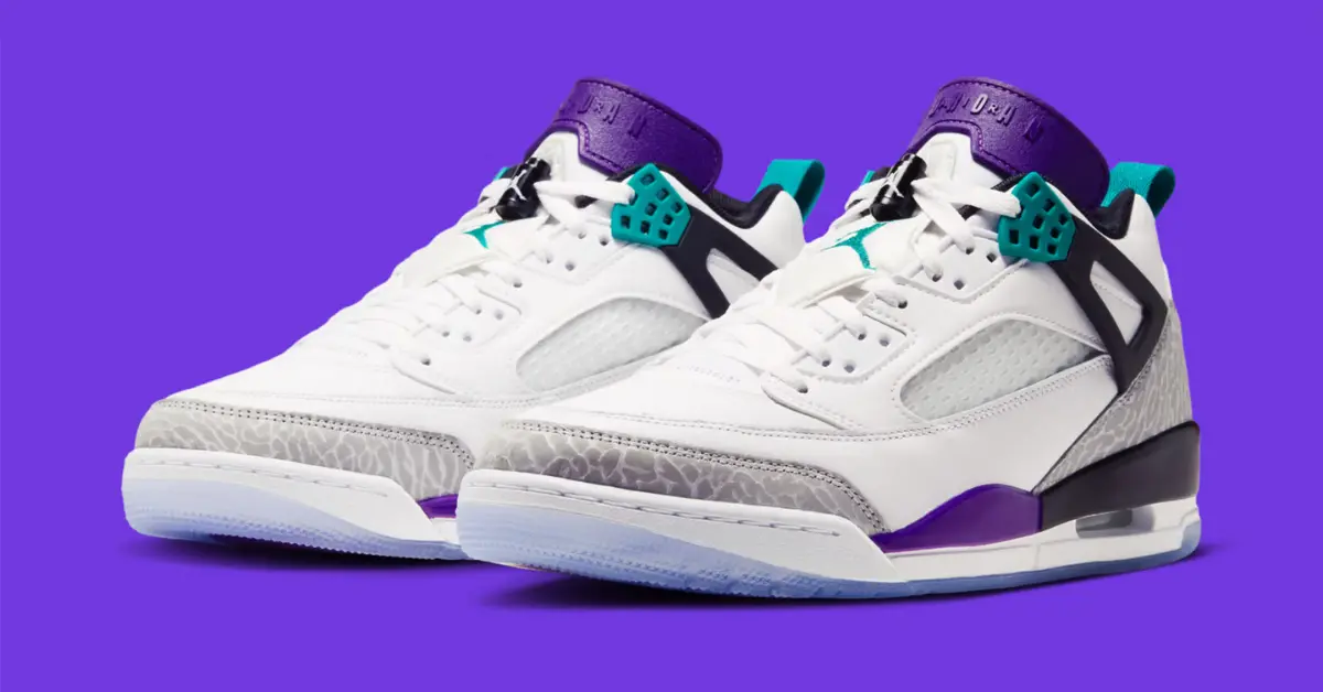 Jordan Spizike Low Grape tái hiện phối màu kinh điển của AJ5