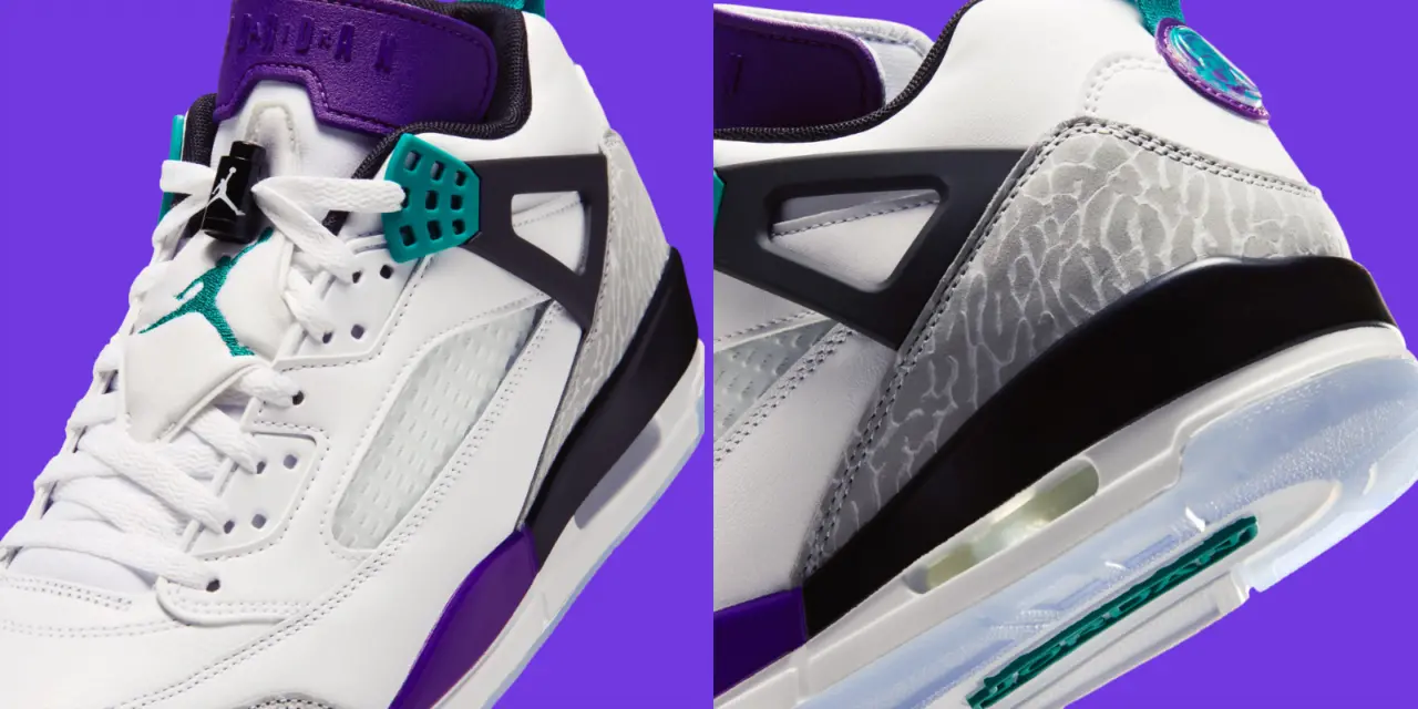 Jordan Spizike Low Grape tái hiện phối màu kinh điển của AJ5