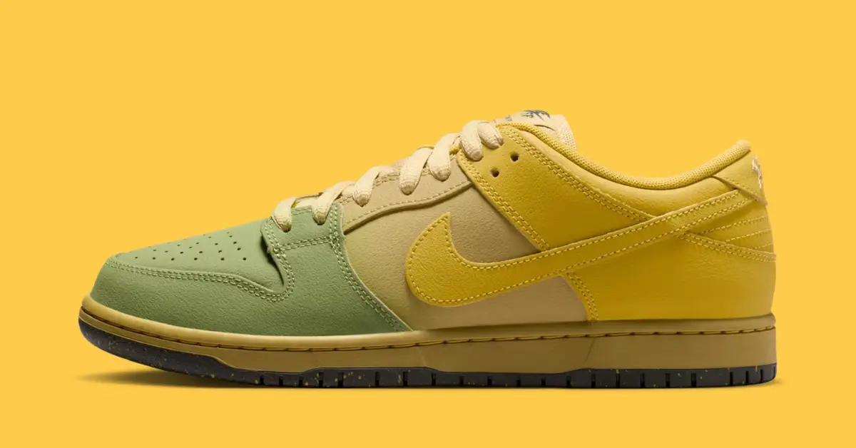 Nike SB Dunk Low “Saffron Quartz” nổi bật với sắc vàng retro