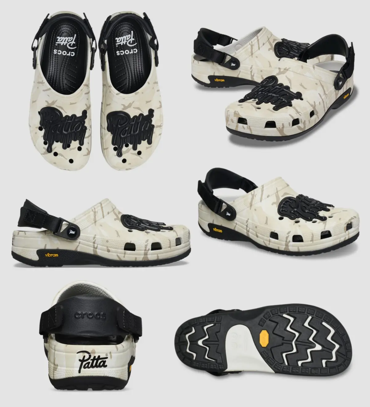 Patta x Crocs Classic EXP Clog ra mắt với hai phối màu mới